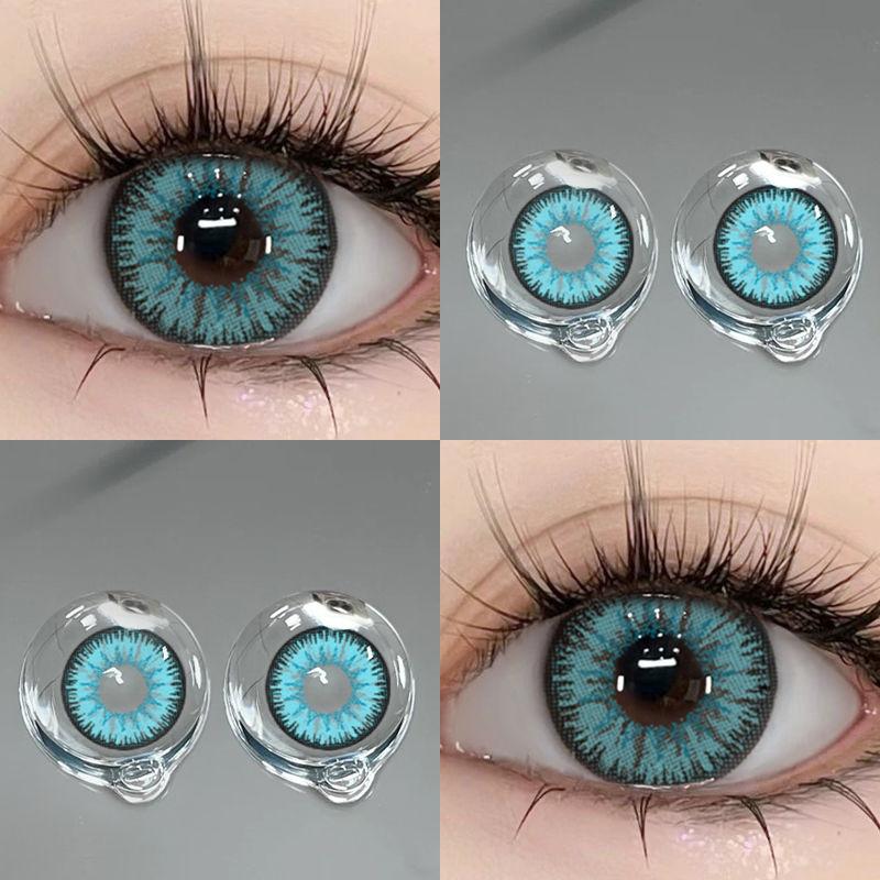 1pair Cosplay Halloween Colored Contact Lenses 14.4mm
