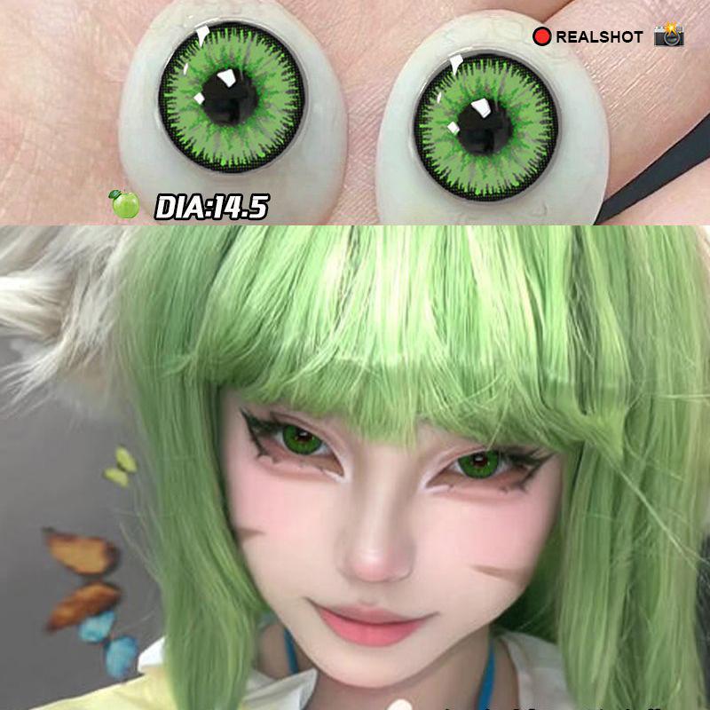 1pair Cosplay Halloween Colored Contact Lenses 14.4mm