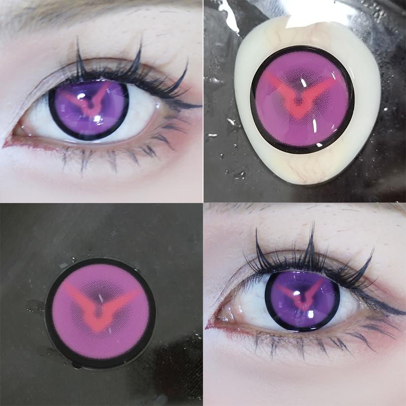 1pair Genshin Arlecchino Cosplay Color Contact Lenses Halloween Scary lens Softlens