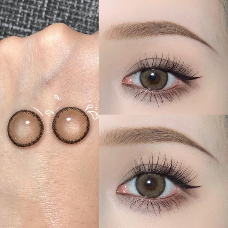 1pair Misty Pearl Colored Contact Lenses Cosmetic Softlens