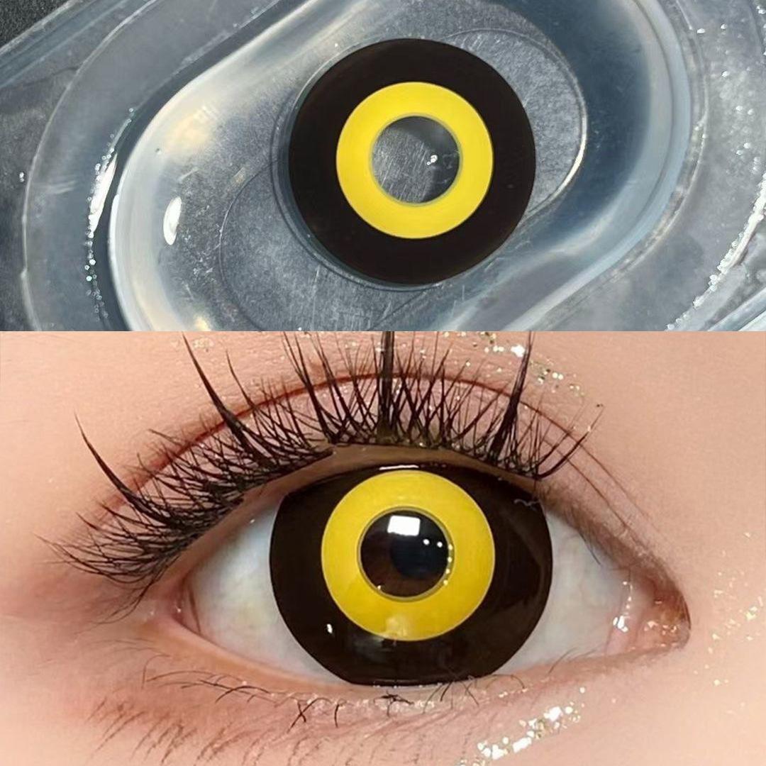 1pair Kaneki Ken Cosplay Colored Contact Lenses Halloween Contacts 14.4mm