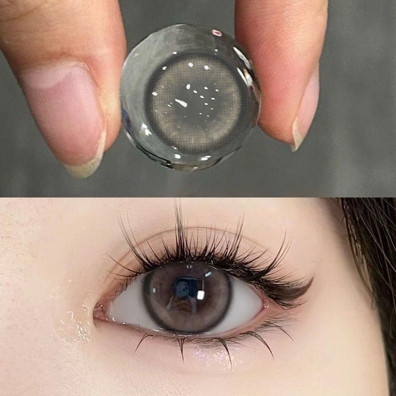 1pair Misty Pearl Colored Contact Lenses Cosmetic Softlens