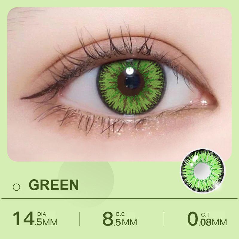 1pair Cosplay Halloween Colored Contact Lenses 14.4mm