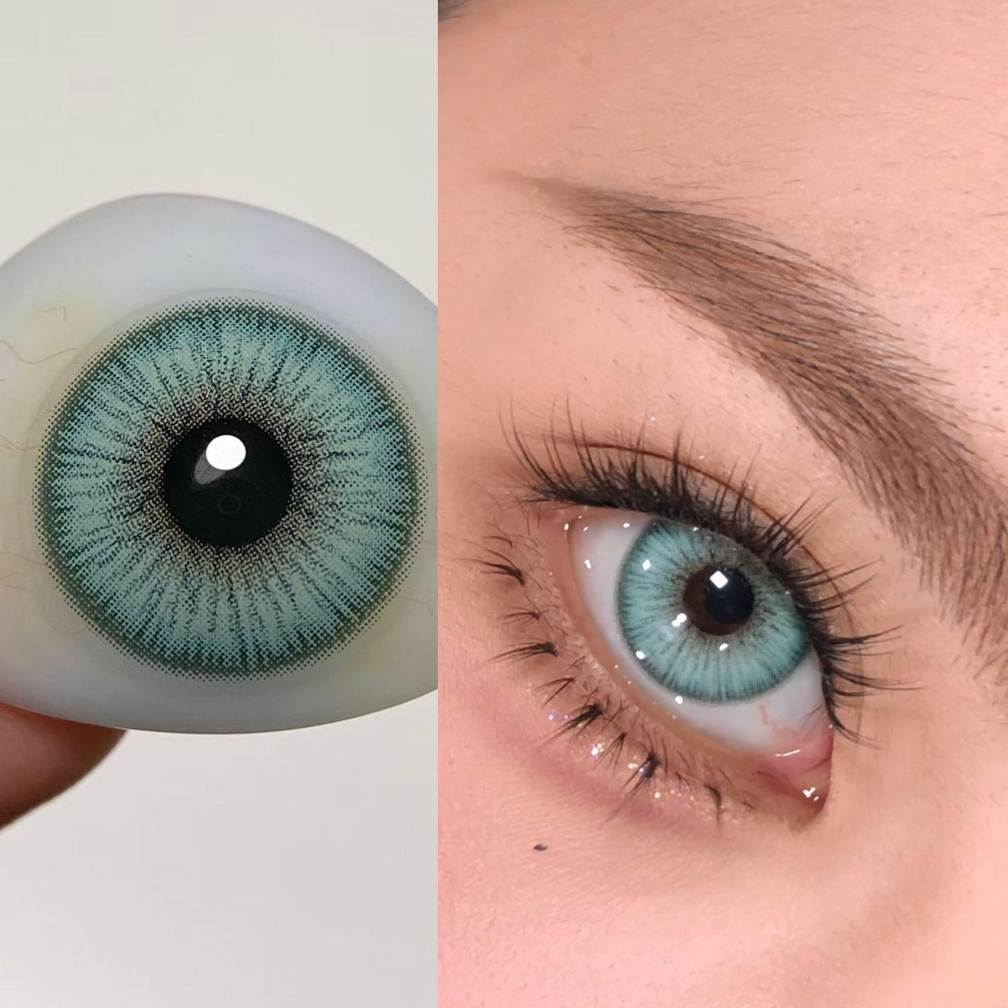 1pair Serltyca Color Contact Lenses Mixed Blood Softlens 12months