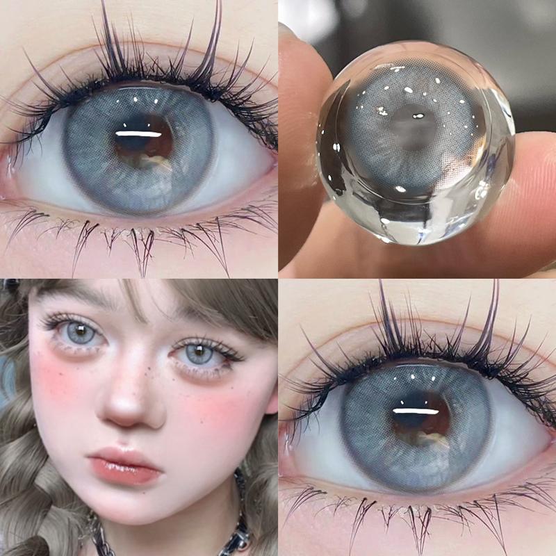 JeweLens Natural Iceblue Iris Coloured Lenses Blue Contact Lenses