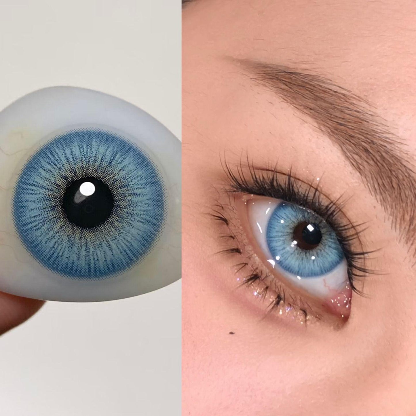 1pair Serltyca Color Contact Lenses Mixed Blood Softlens 12months