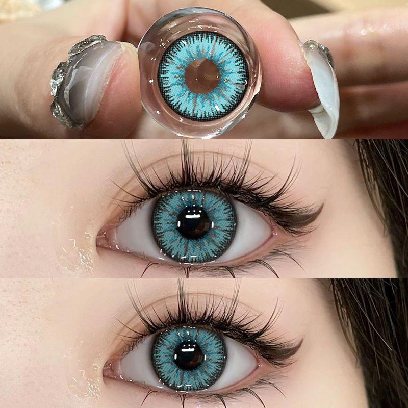 1pair Cosplay Halloween Colored Contact Lenses 14.4mm