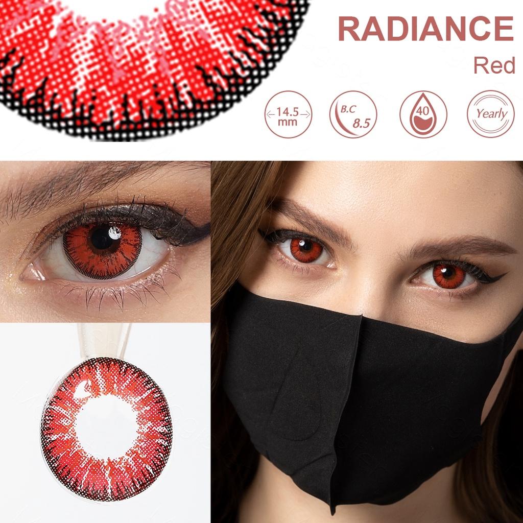 JeweLens Graded 2pcs/1pair Cosplay Colored Contact Lenses Eyemakeup Coloured Anime Pupil