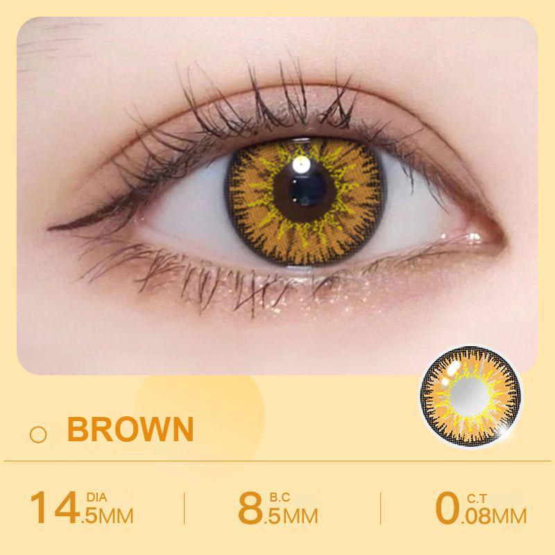 1pair Cosplay Halloween Colored Contact Lenses 14.4mm