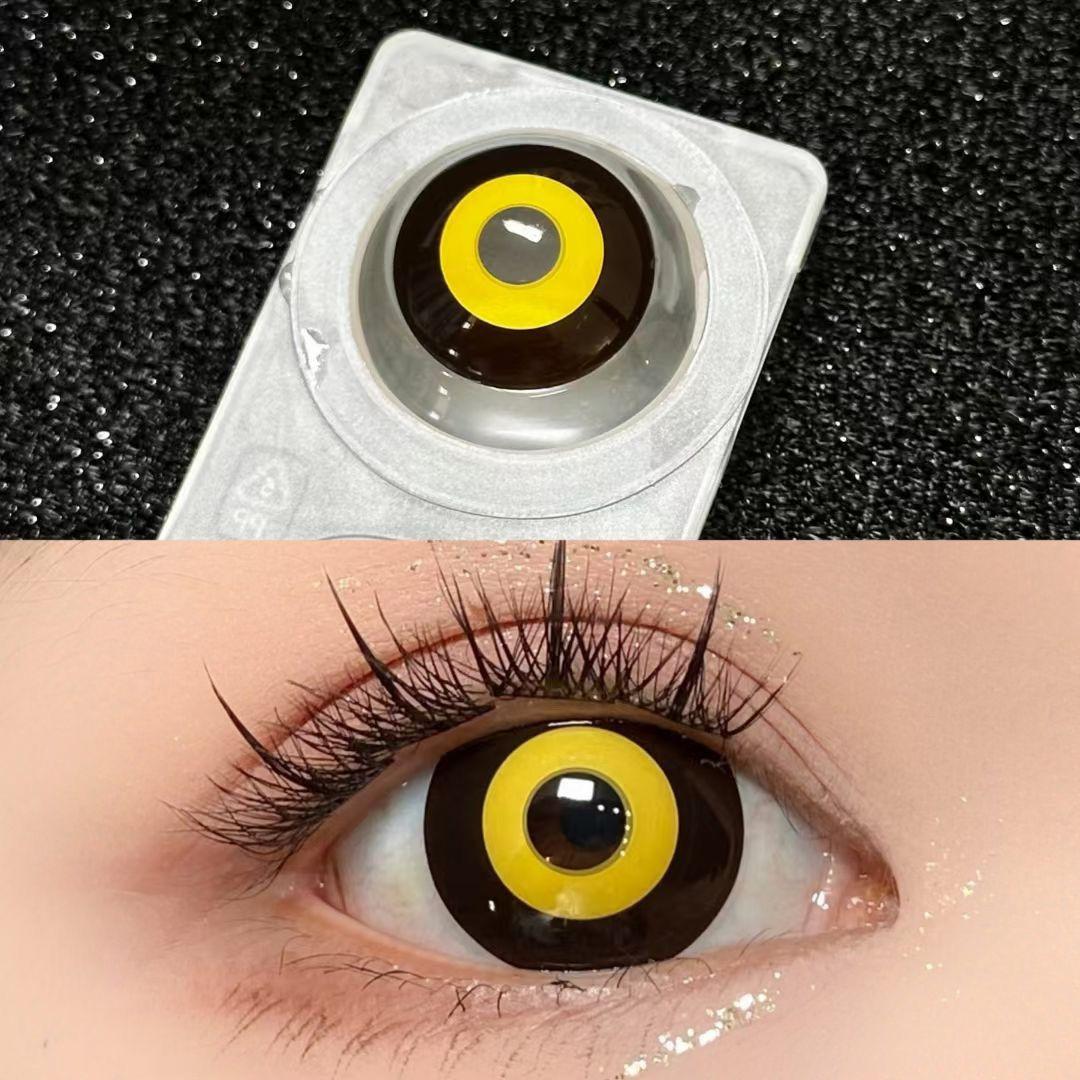 1pair Kaneki Ken Cosplay Colored Contact Lenses Halloween Contacts 14.4mm