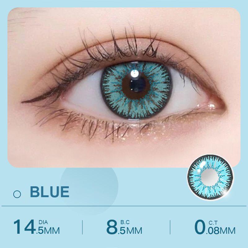 1pair Cosplay Halloween Colored Contact Lenses 14.4mm