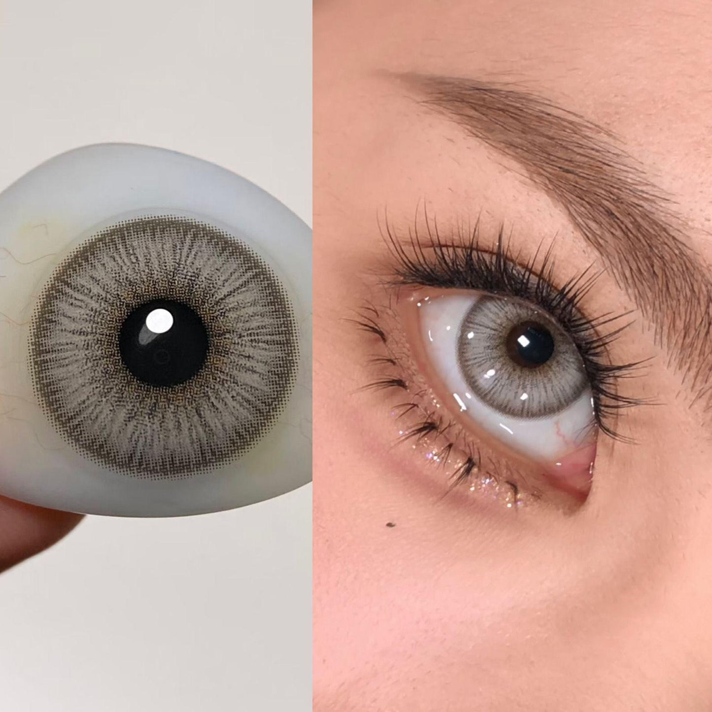 1pair Serltyca Color Contact Lenses Mixed Blood Softlens 12months