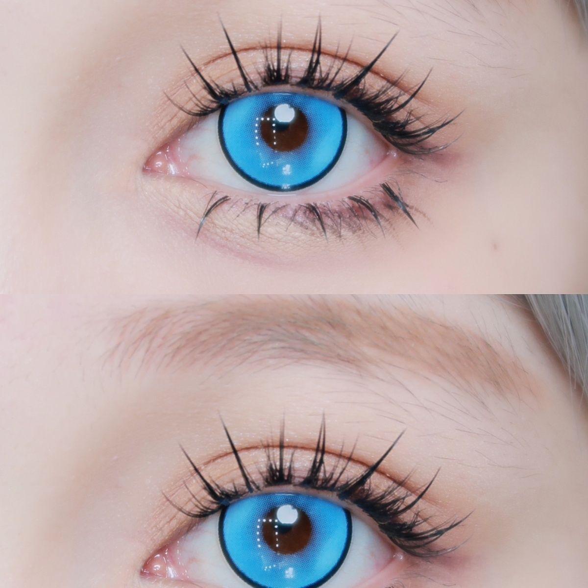 1pair Cosplay Color Contact Lenses Halloween Anime Softlens 14.5mm 6months