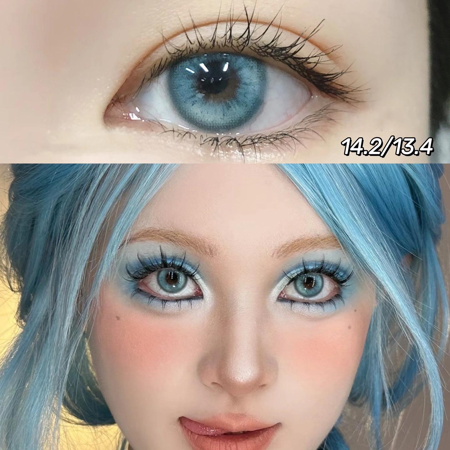 1pair Omega Series Colored Contact Lenses 14.2mm
