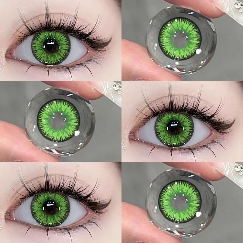 1pair Cosplay Halloween Colored Contact Lenses 14.4mm