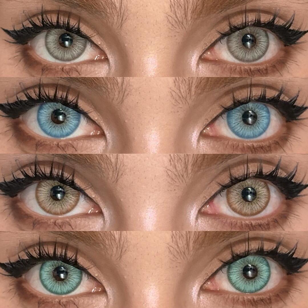 1pair Serltyca Color Contact Lenses Mixed Blood Softlens 12months