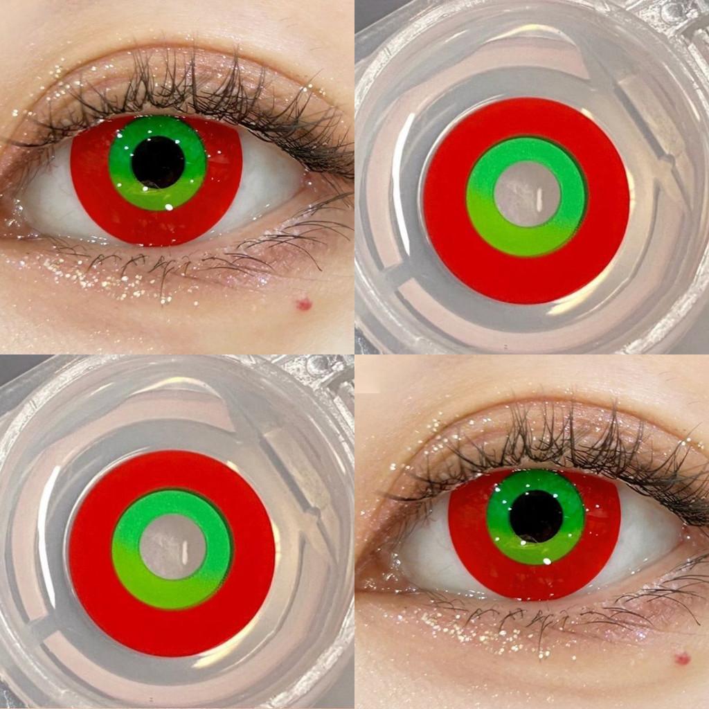 1pair Rebecca Cosplay Color Contact Lenses Halloween Contacts 12months