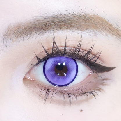 [COD] 1 par de lentes de contacto de color para cosplay, lentes suaves de anime de Halloween de 14,5 mm, 6 meses