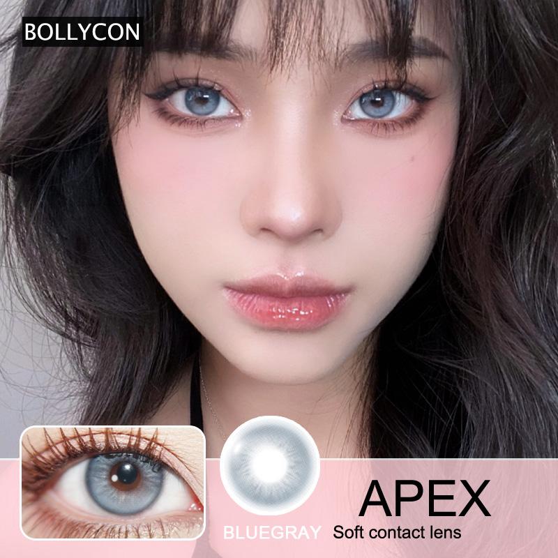 1pair Taylor BlueGray Colored Contact Lenses 14.2mm