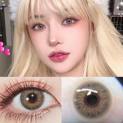 1pair Taylor Iris Color Contact Lens Cosmetic Softlens 12months