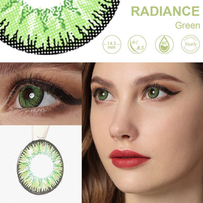 JeweLens Graded 2pcs/1 par Cosplay Lentes de contato coloridas Eyemakeup Colorido Anime Pupil 