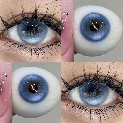 Isoralook 2pcs/1pair Watery Color Contact Lenses 14.5mm Softlens