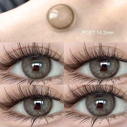 1pair Greenbrown Colored Contact Lenses SUGARPLUM