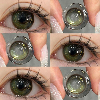 JeweLens Green Contact Lenses 14.4mm Enlarge Pupil