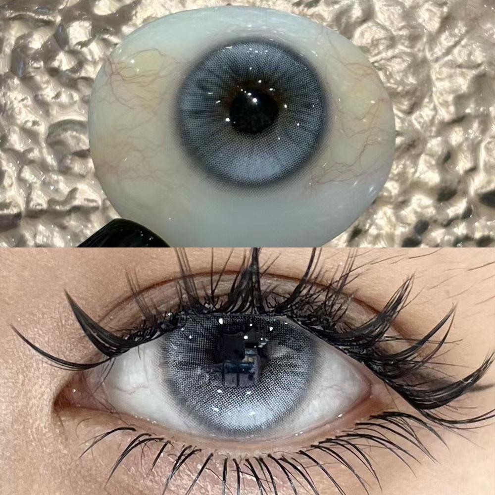 Isoralook 2pcs/1pair Watery Color Contact Lenses 14.5mm Softlens