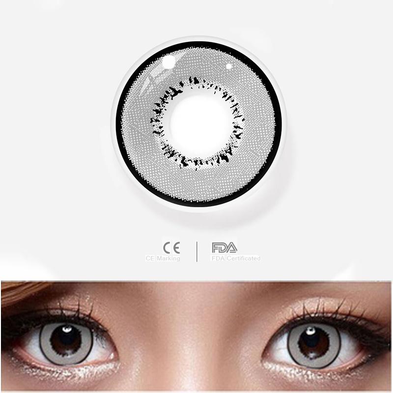 JeweLens Graded 2pcs/1par Cosplay Lentes de contato coloridas Demonslayer Anime Pupil