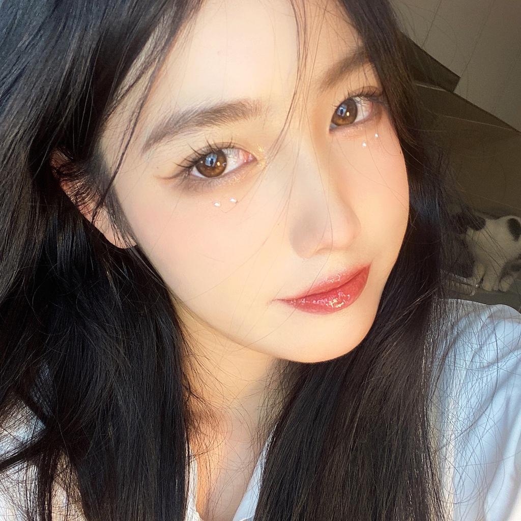 Graded 2pcs/1pair Amber Colored Contact Lenses Coloured Cosmetic Softlens