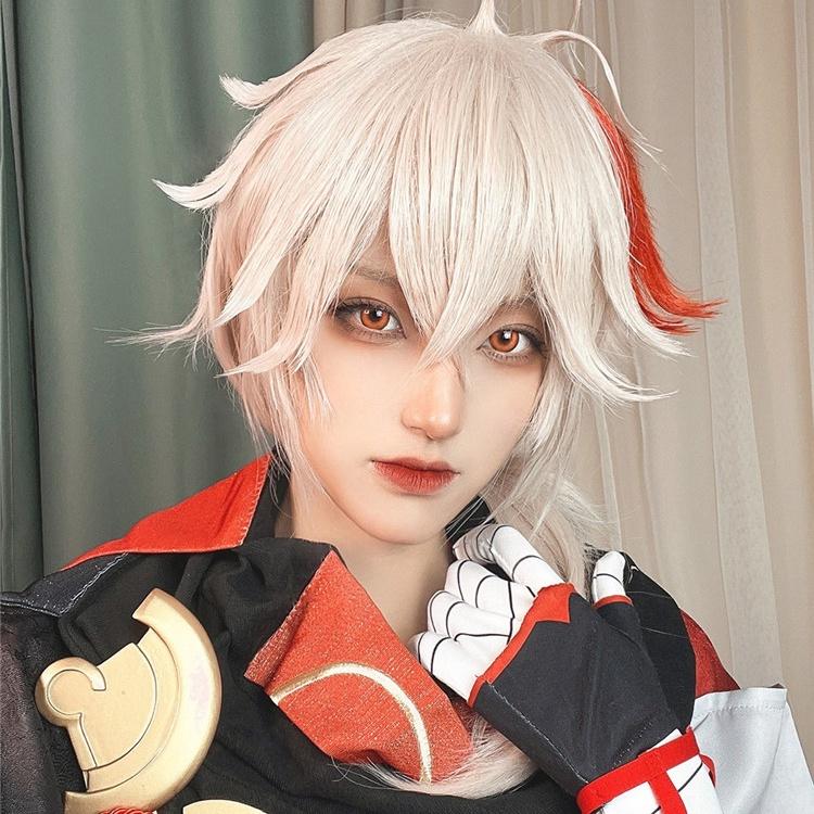 JeweLens 1 par Cosplay Lentes de contato coloridas Anime Softlens Hotblood Orange Pupil 12 meses 1 par 