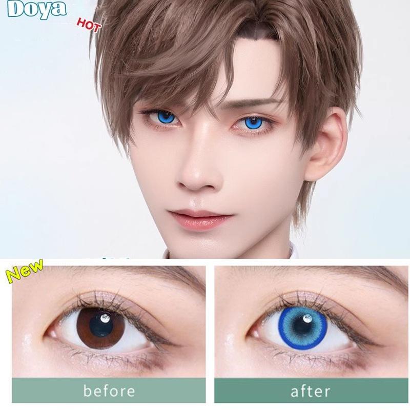 JeweLens 1 par Cosplay Lentes de contato coloridas Hotblood Anime Softlens 12 meses 1 par