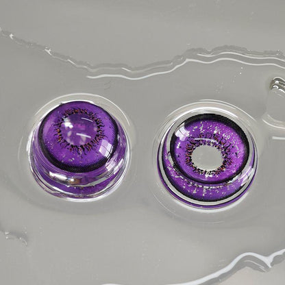 Lentes de contato coloridas Cosplay JeweLens Anime pupila colorida 12 meses 1 par