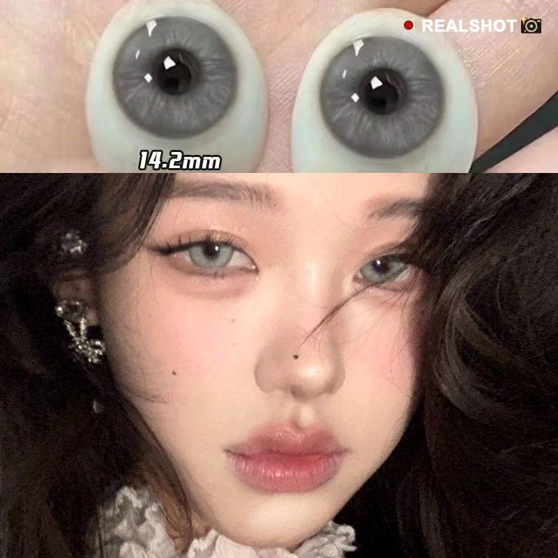 1pair Taylor BlueGray Colored Contact Lenses 14.2mm