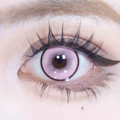 [COD] 1 par de lentes de contacto de color para cosplay, lentes suaves de anime de Halloween de 14,5 mm, 6 meses