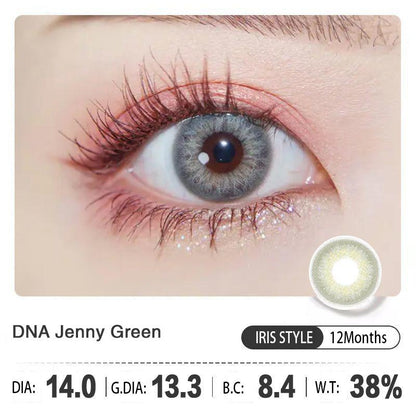 1pair Taylor Iris Color Contact Lens Cosmetic Softlens 12months
