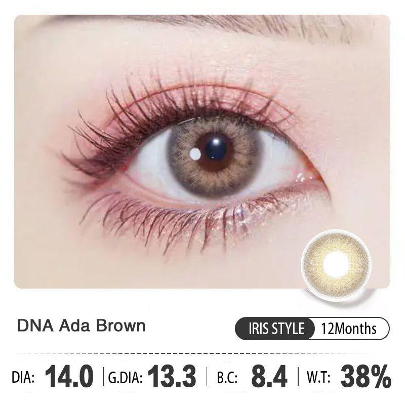 1pair Taylor Iris Color Contact Lens Cosmetic Softlens 12months