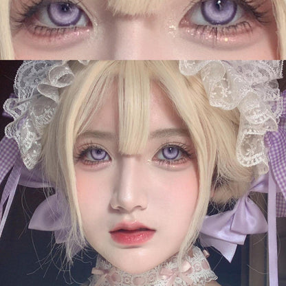 1pair Cosplay Red Gray Pink Colored Contact Lenses Halloween Scary lens Softlens 14.5mm
