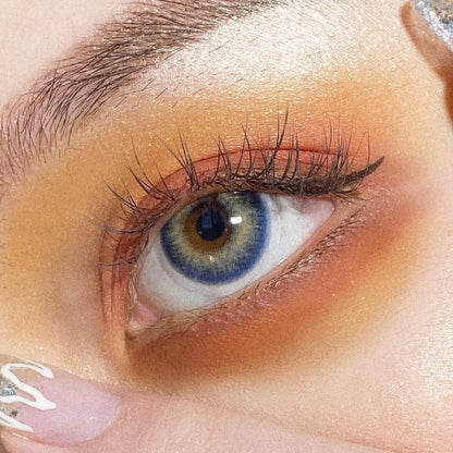 1pair Caribbean Series Colored Contact Lenses 14.4mm