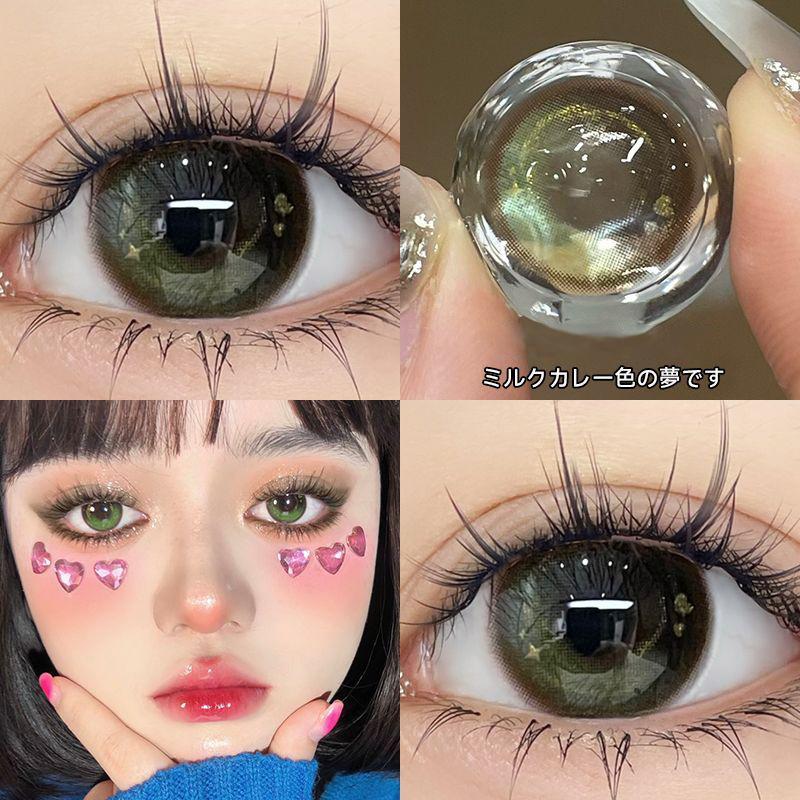 JeweLens Green Contact Lenses 14.4mm Enlarge Pupil