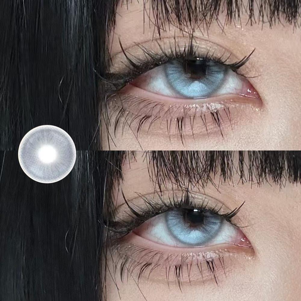 Isoralook 2pcs/1pair Watery Color Contact Lenses 14.5mm Softlens