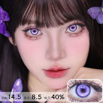 1pair Cosplay BLUE LOCK Color Contact Lenses Halloween Scary Lens Softlens 14.5mm