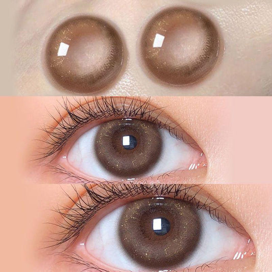 1pair Bling Nano Colored Contact Lenses 14mm