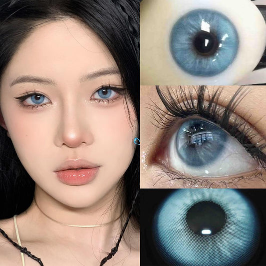 JeweLens Natural Iceblue Iris Coloured Lenses Blue Contact Lenses