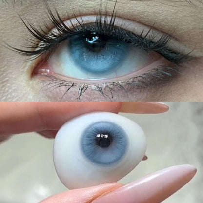 Isoralook 2pcs/1pair Watery Color Contact Lenses 14.5mm Softlens