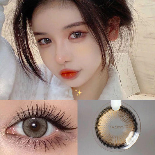 1pair JeweLens Smoky Hazel Blue Colored Contact Lenses 14.4mm