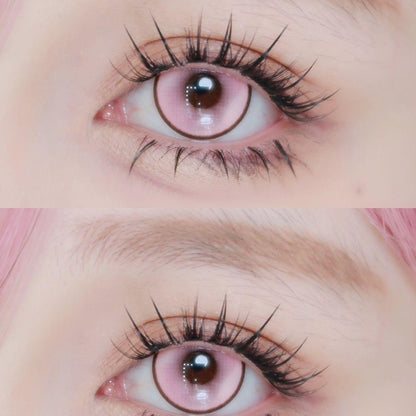 [COD] 1 par de lentes de contacto de color para cosplay, lentes suaves de anime de Halloween de 14,5 mm, 6 meses