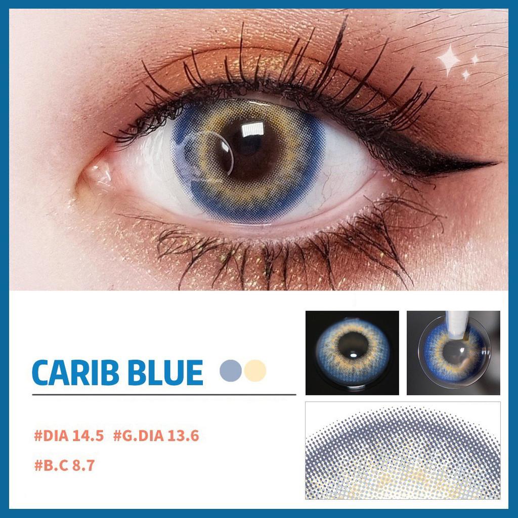 1pair Caribbean Series Colored Contact Lenses 14.4mm