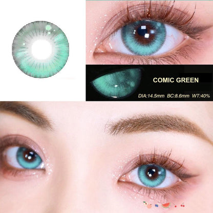 1pair Yashiro Nene Cosplay Colored Contact Lenses 12months